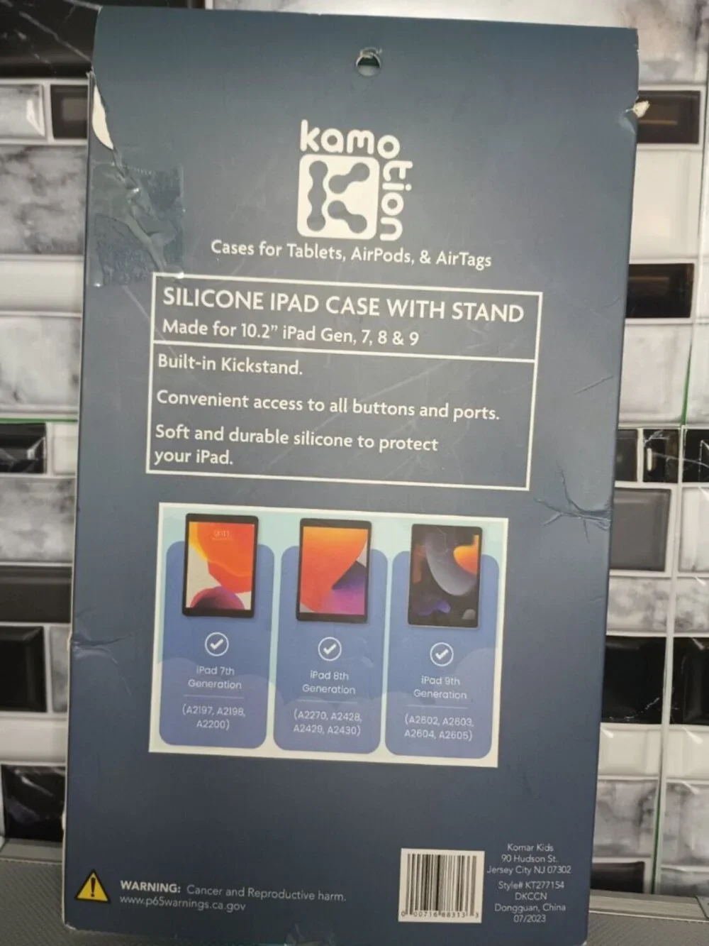 Kamotion Kids iPad Case with Stand 10.2